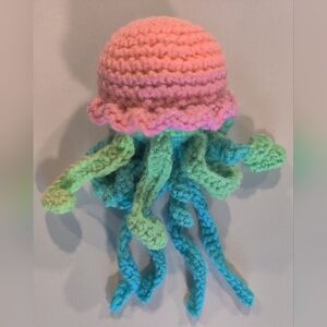 Crochet Retro Stripes Jellyfish 🪼